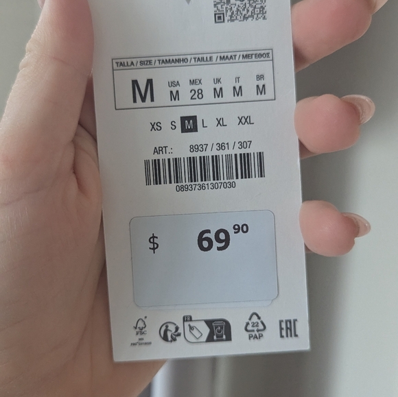 Zara backless dress in taupe - Picture 5 of 5